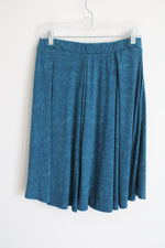 Lularoe Blue Patterned Skirt | L