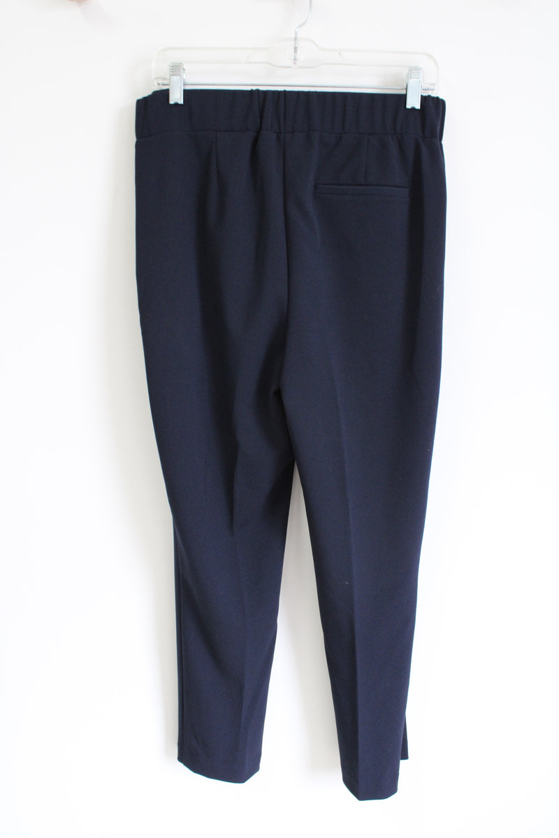 Jules & Leopold Dark Navy Blue Belted Trouser Pants | M – Jubilee Thrift