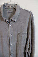 Van Heusen Gray Traver Button Down Soft Shirt | XL