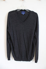 APT.9 Gray Merino Wool Blend Sweater | XL Tall