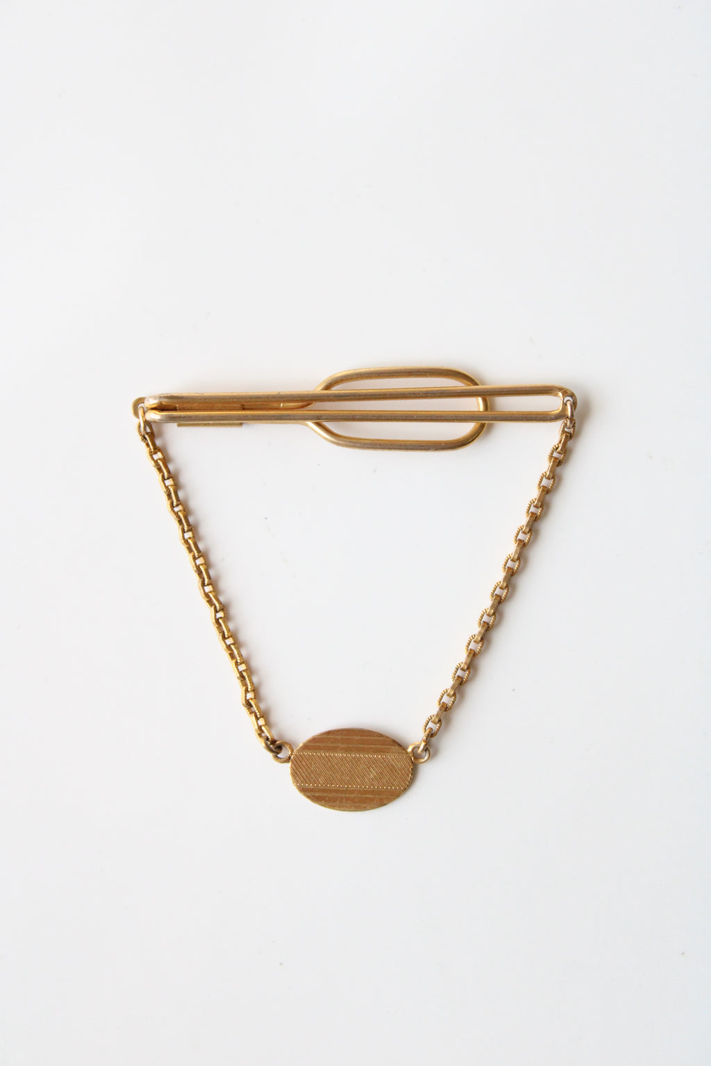 Swank Gold Tie Bar Clip