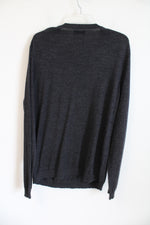 APT.9 Gray Merino Wool Blend Sweater | XL Tall