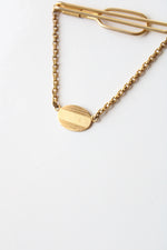 Swank Gold Tie Bar Clip