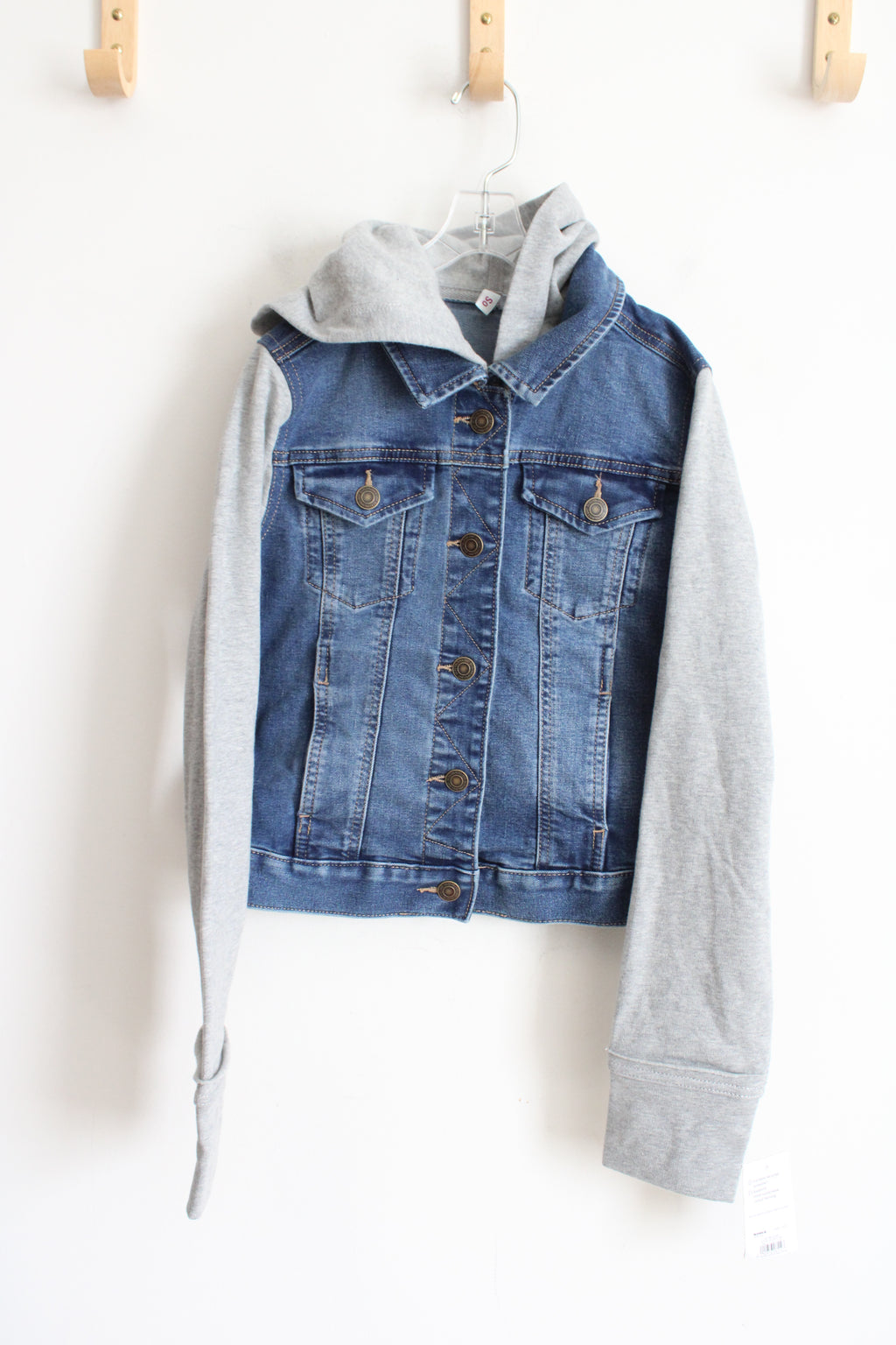 NEW SO Denim Sweatshirt Jacket | 10/12