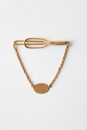 Swank Gold Tie Bar Clip