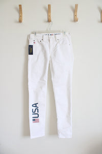 NEW Ralph Lauren White Team USA 2020 Olympics Jeans | 2