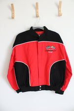 NEW Racing Champions Nascar Black & Red Chevrolet Racing Jacket | S