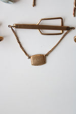 Set Of Various Vintage Pins, Cuff Links, Tie Bars