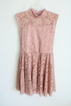 Weissman Pink Lace Dance Dress | M