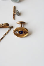 Set Of Various Vintage Pins, Cuff Links, Tie Bars