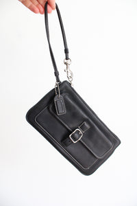 Coach Black Smooth Leather Bleecker Wallet