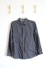 Amplify Dark Gray Button Down Shirt | XL