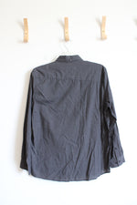 Amplify Dark Gray Button Down Shirt | XL