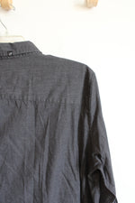 Amplify Dark Gray Button Down Shirt | XL