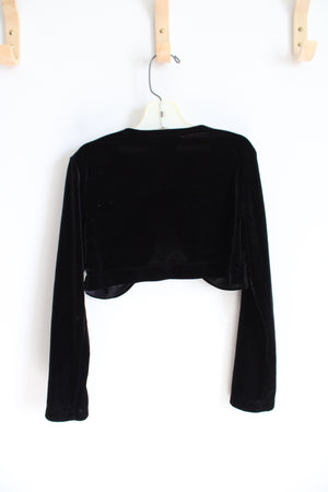 Jona Michelle Black Velvet Shrug | Youth 7