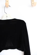 Jona Michelle Black Velvet Shrug | Youth 7