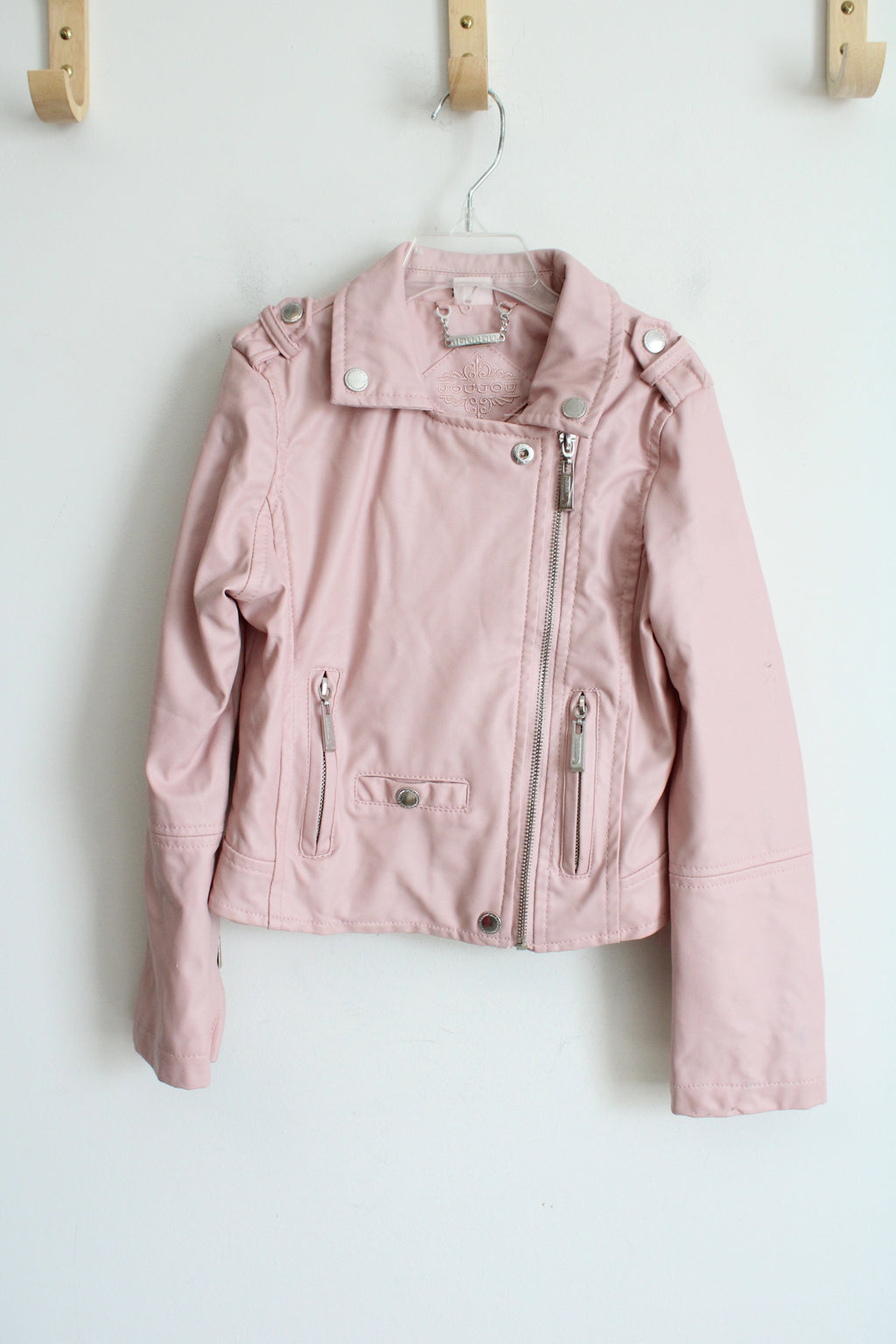 Jou Jou Faux Pink Leather Jacket | 8
