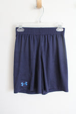 Under Armour Navy Athletic Shorts | Youth 7