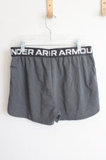 Under Armour Gray Athletic Shorts | Youth XL (18/20)