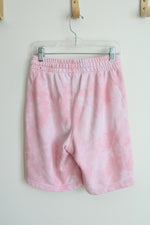 Nike Bleached Bubblegum Pink Sweat Shorts | Youth L (14/16)