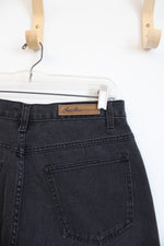 Bill Blass Vintage Easy Fit Black Denim Crop Jeans | 10 Petite