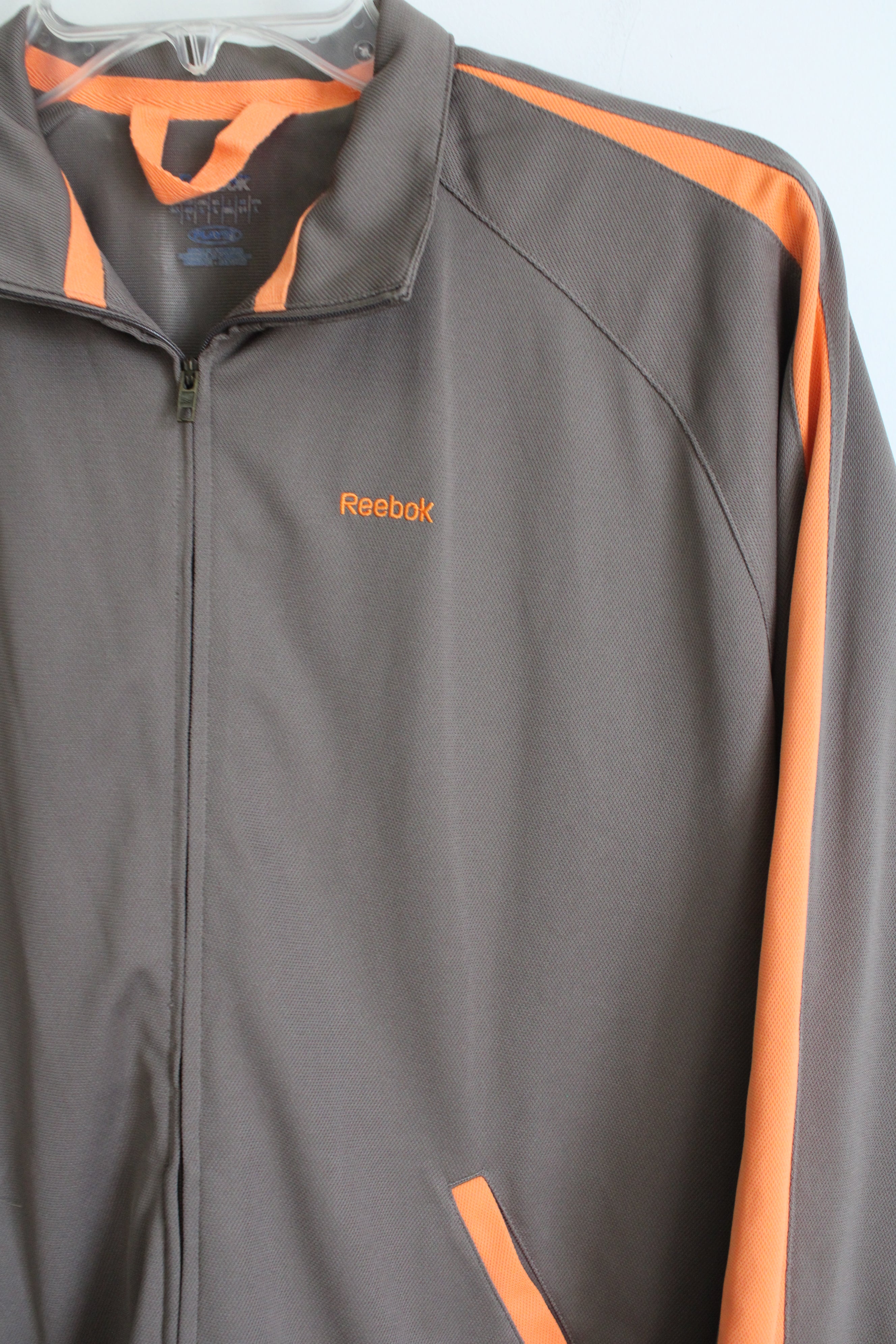 Reebok Brown & Orange Light Jacket | L