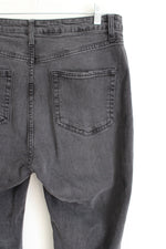 Wild Fable Washed Out Black Denim High Rise Mom Jeans | 10