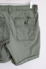 Gap Girlfriend Olive Green Chino Shorts | 2