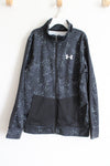 Under Armour Black Speckled Jacket | Youth M (10/12)