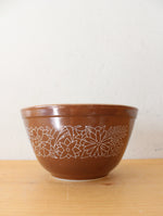 Pyrex 401 Vintage Brown Woodland 750 mL Small Bowl