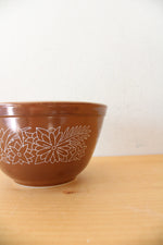 Pyrex 401 Vintage Brown Woodland 750 mL Small Bowl