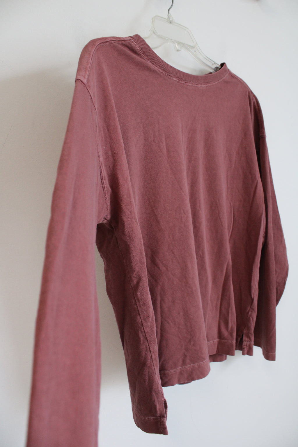 Old Navy Dusty Pink Long Sleeved Boxy Tee | M