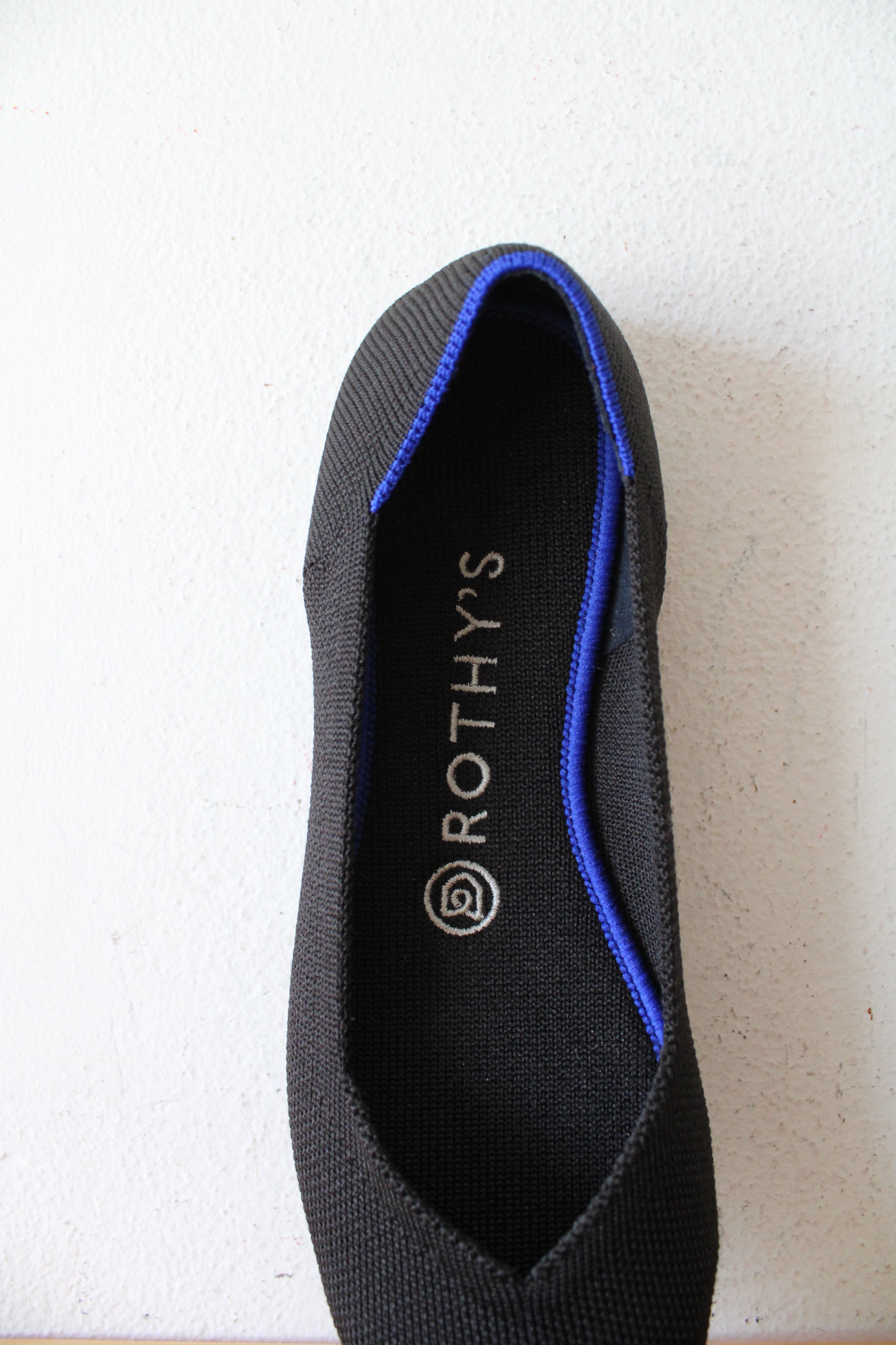 Rothy's Round Toe Black Ballet Flats | Size 7