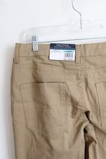 NEW Nautica Reinforced Knee Husky Khaki School Uniform Pants | Youth 16