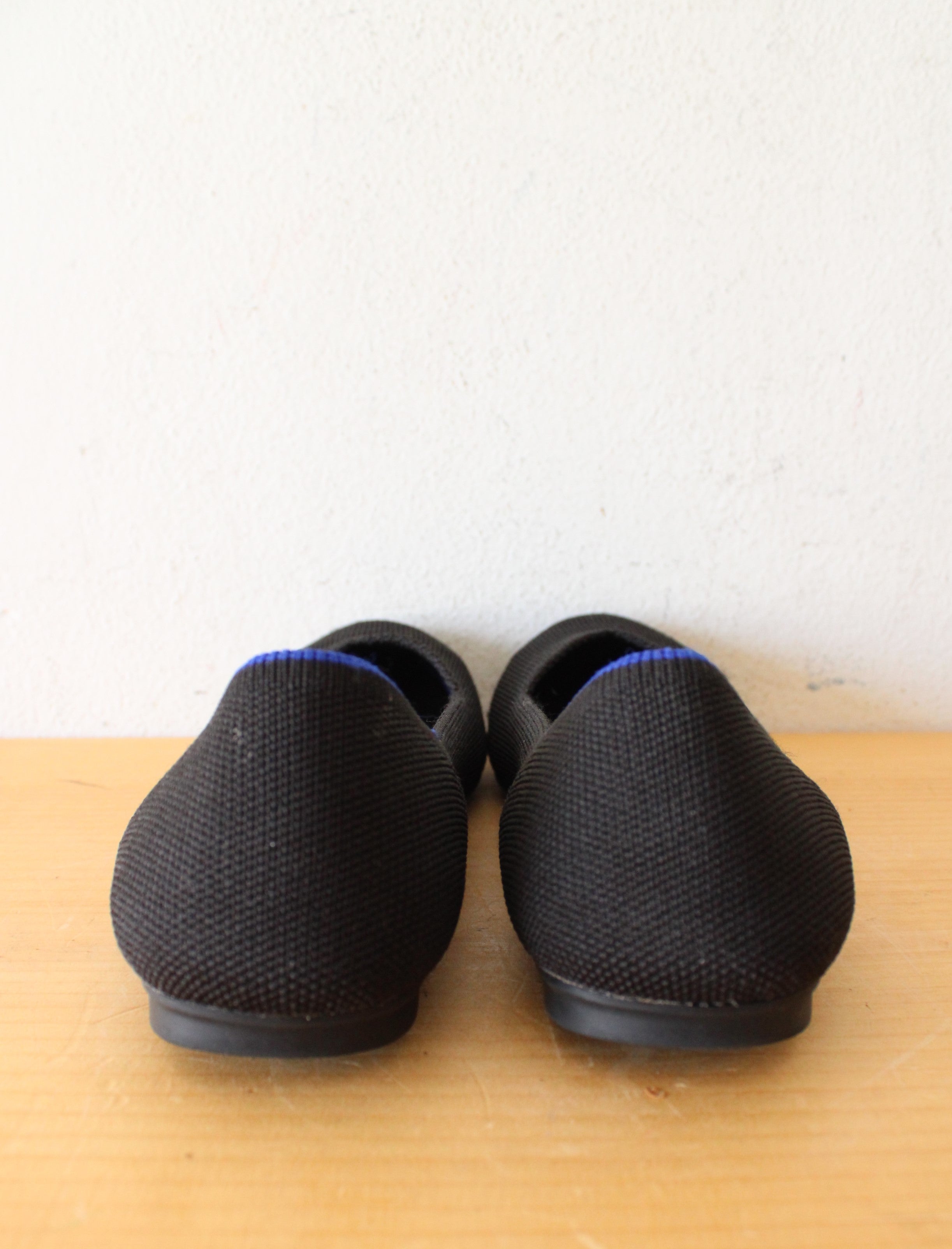 Rothy's Round Toe Black Ballet Flats | Size 7