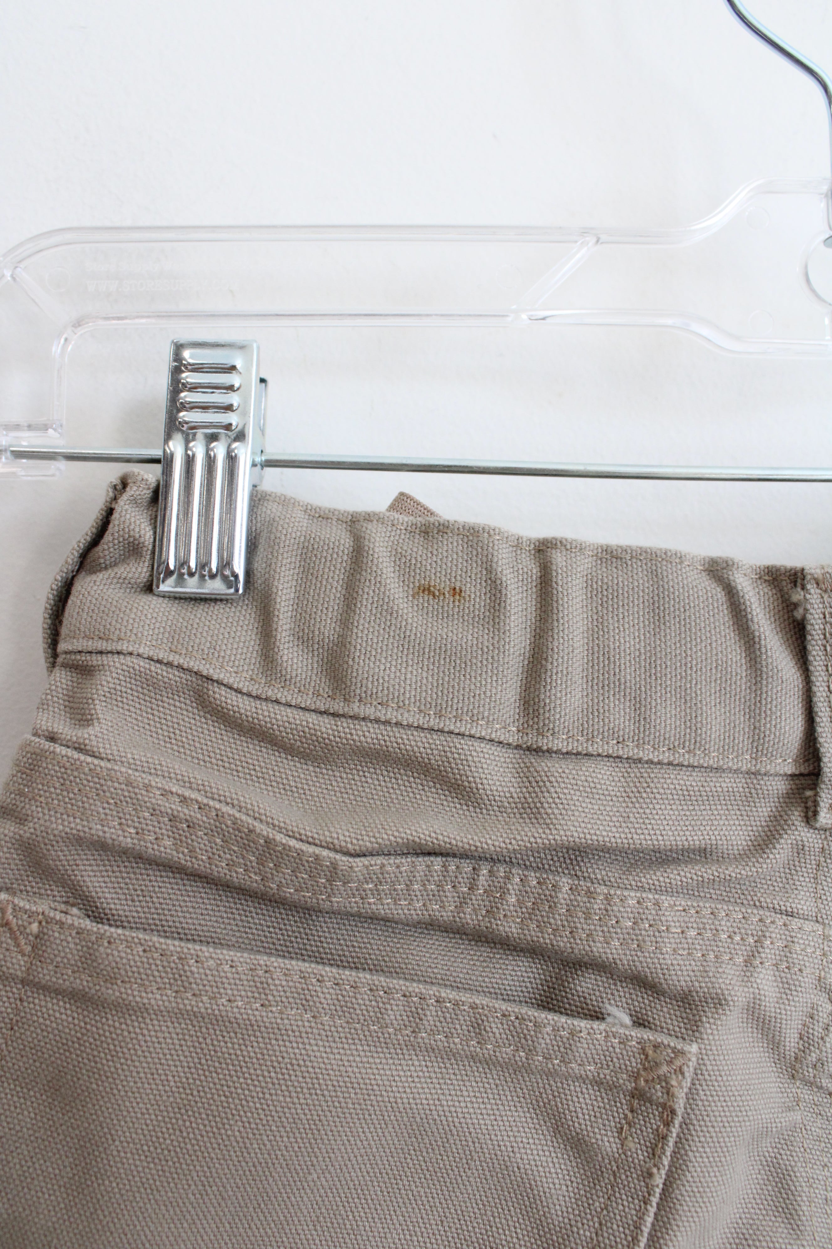 Carhartt Tan Canvas Pants | Youth 8