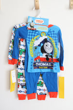 NEW Thomas & Friends Set Of 2 Cotton Pajama Pant & Long Sleeved Top Set | 18 MO