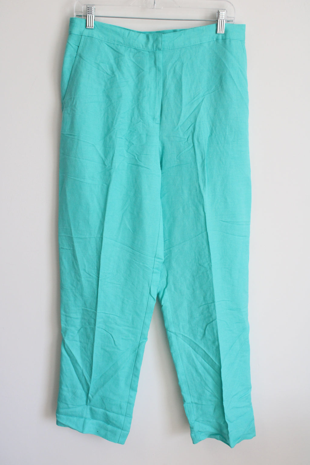 Ruby Rd. Turquoise Linen Pant | 10