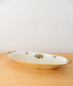 Bavarian Noll Vintage Gold Edged Celery Dish & 6 Salt Cellars