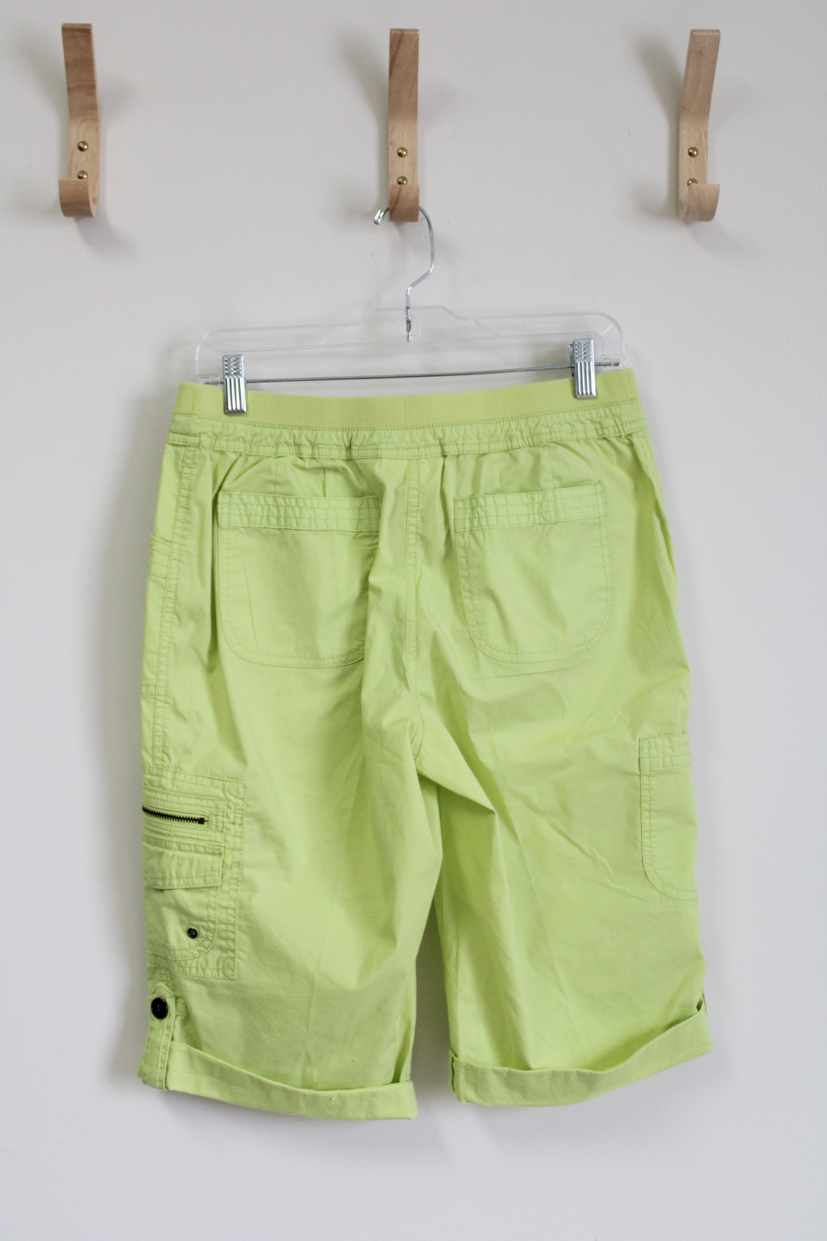 Chico s Lime Green Capris 0.5 S 6 Jubilee Thrift
