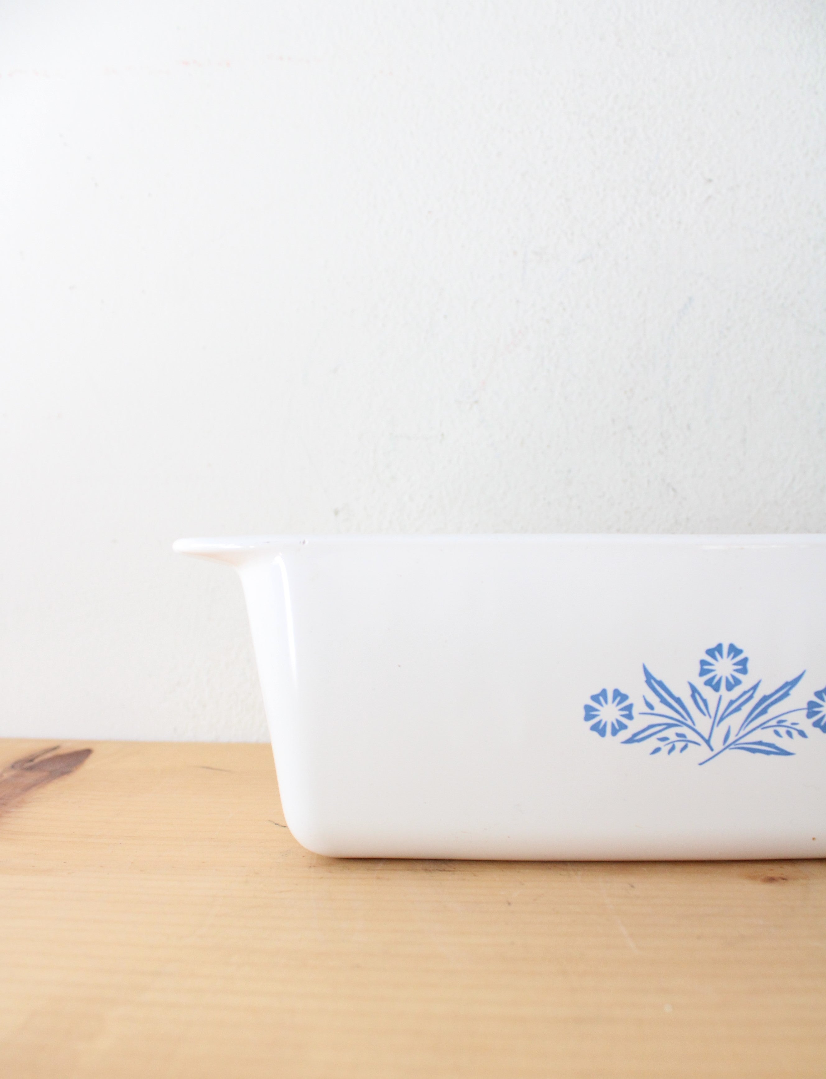 Corning Ware Blue Cornflower Rectangle Bread Pan