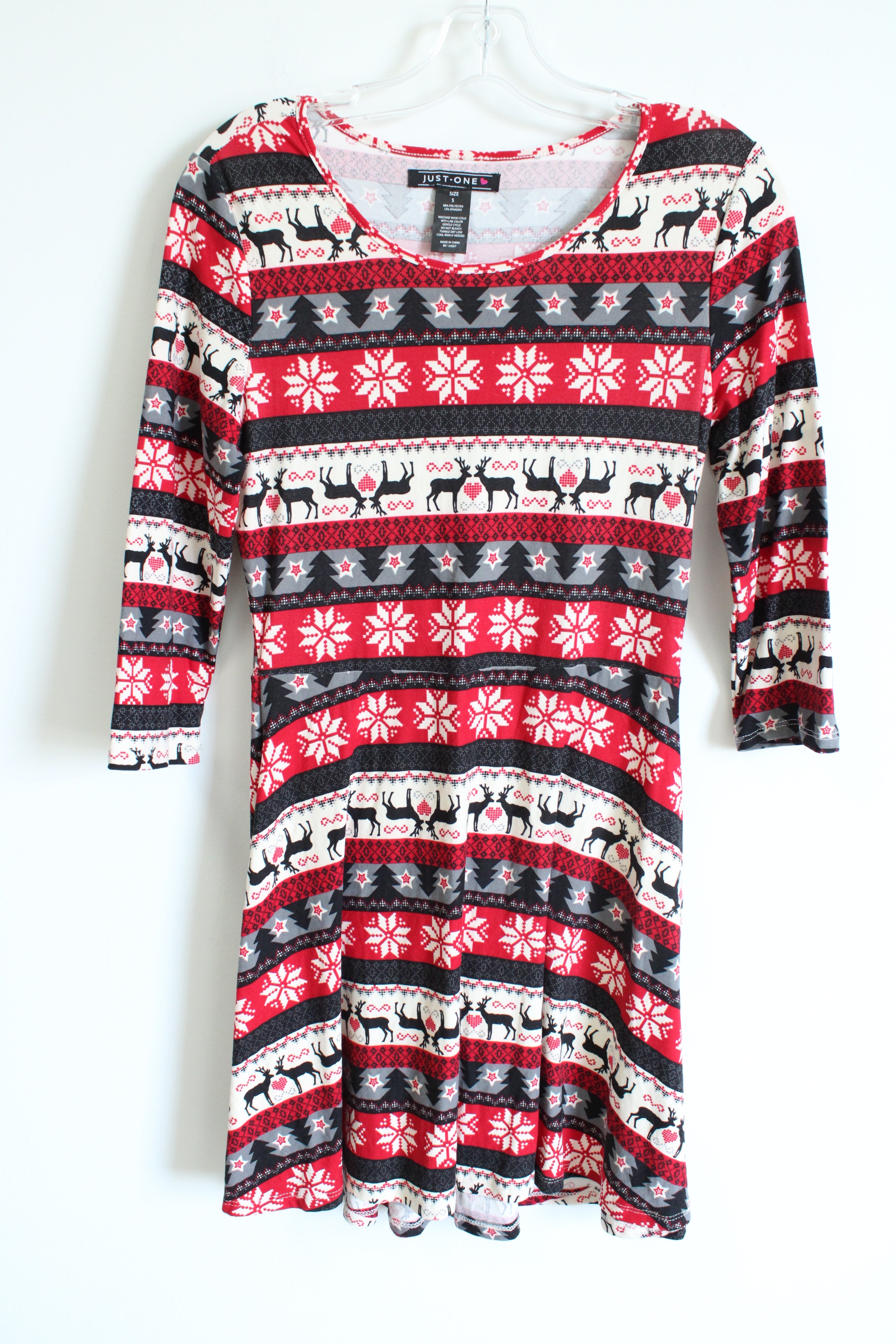 Just-One Red Christmas Dress | S