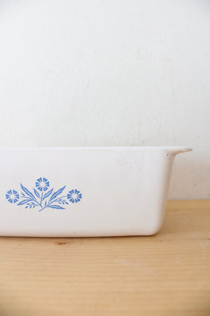 Corning Ware Blue Cornflower Rectangle Bread Pan