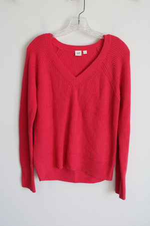 Gap Hot Pink Wool Blend Knit Sweater | S