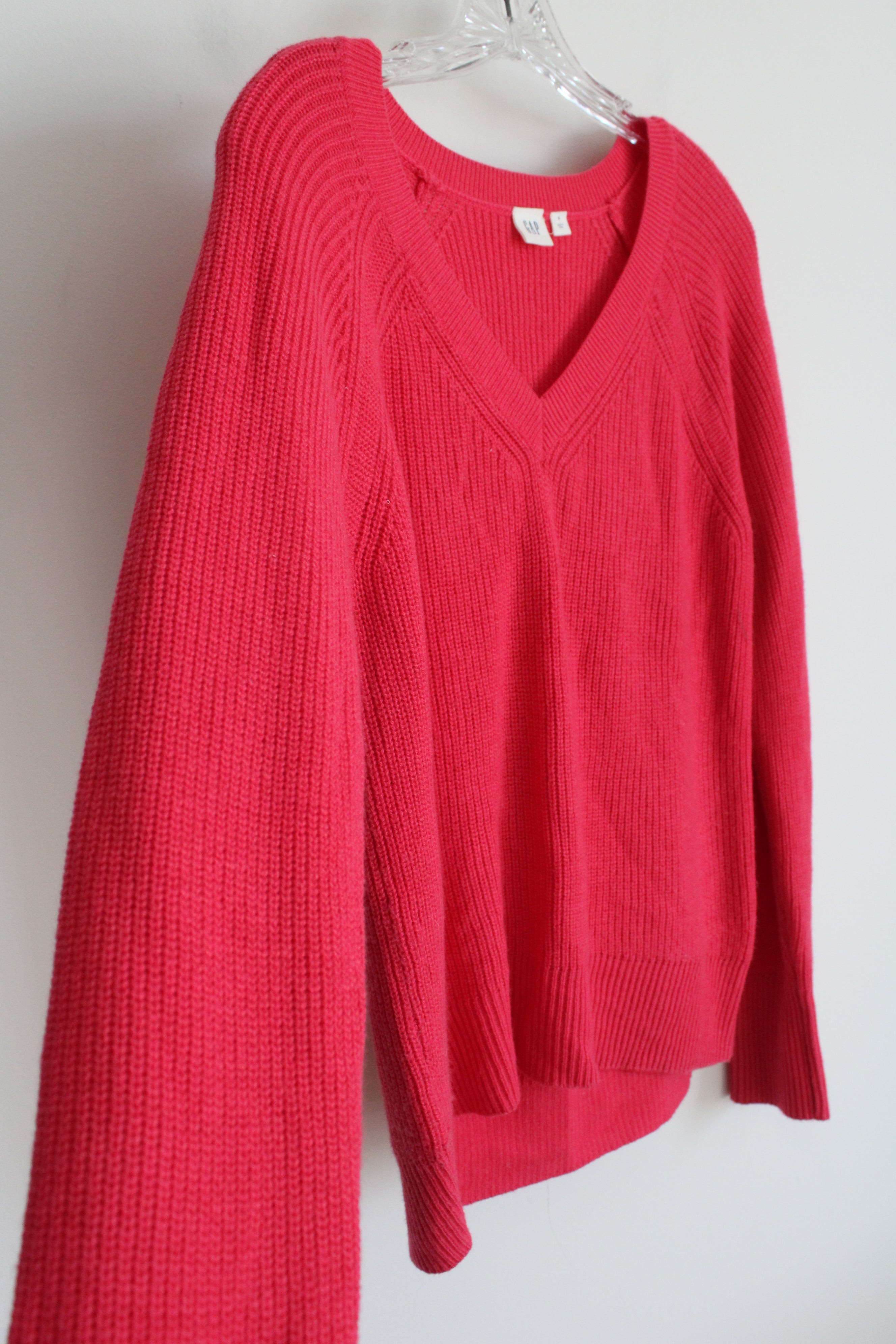 Gap Hot Pink Wool Blend Knit Sweater | S