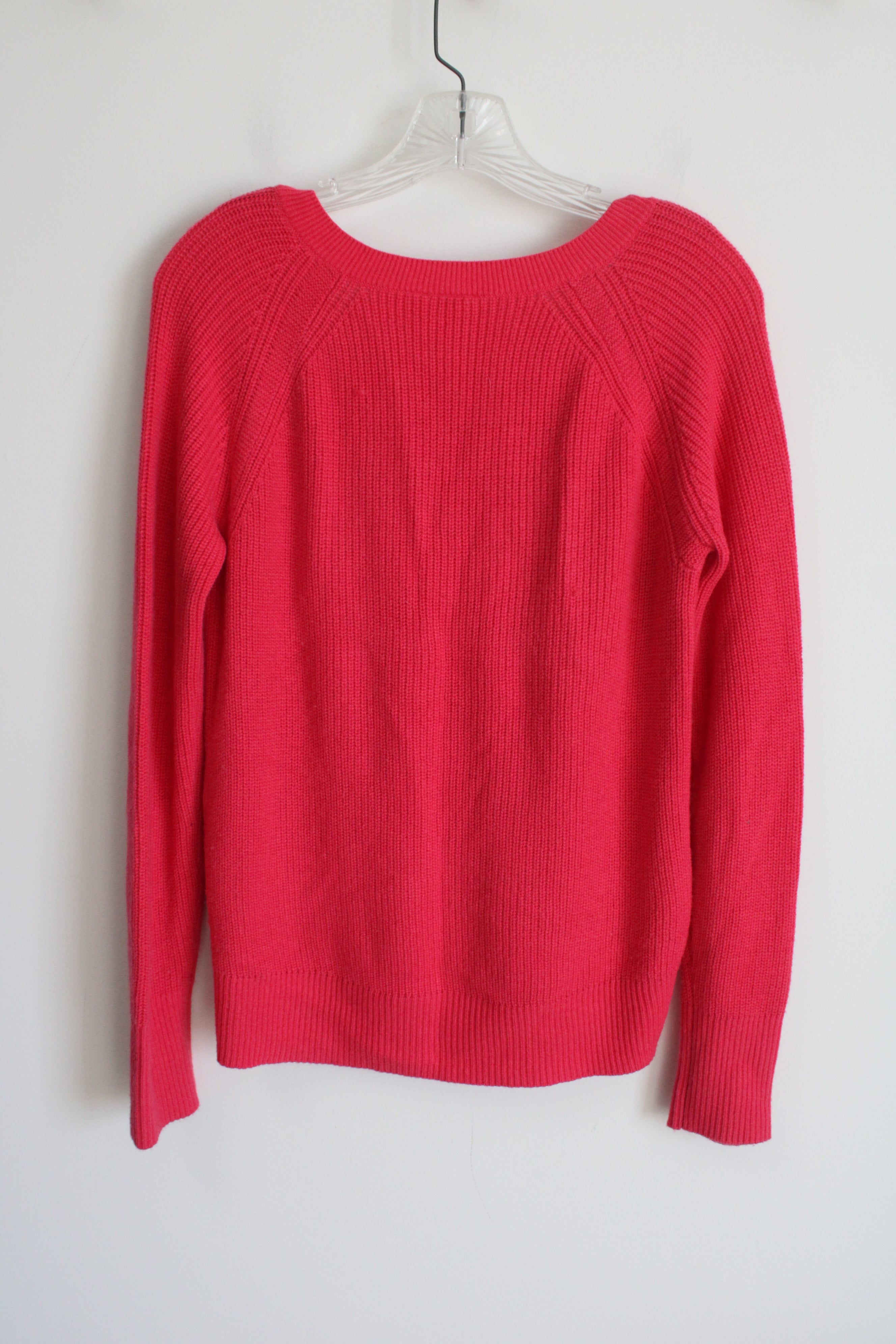 Gap Hot Pink Wool Blend Knit Sweater | S