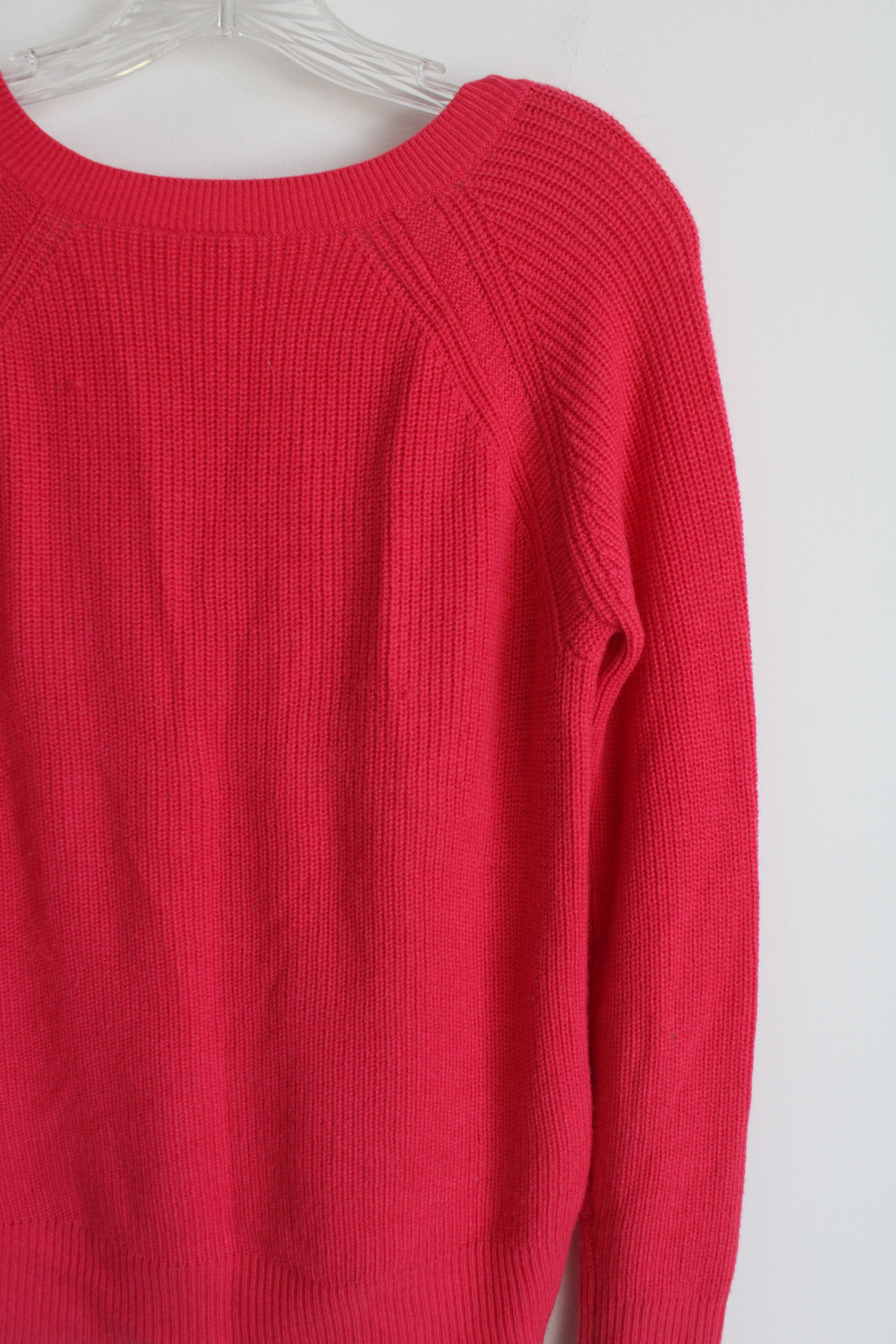 Gap Hot Pink Wool Blend Knit Sweater | S