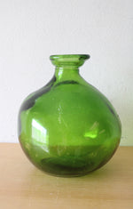 Vidrios San Miguel Green Glass Bulb Vase