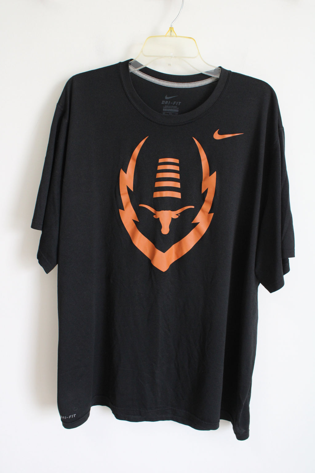 Nike Dri-Fit Black Texas Longhorns Shirt | 3XL