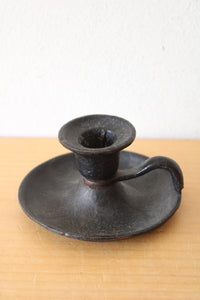 John Wright Cast Iron Candle Holder